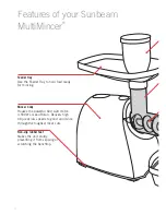 Предварительный просмотр 4 страницы Sunbeam MultiMincer FG5600 Instruction And Recipe Booklet