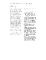 Предварительный просмотр 10 страницы Sunbeam MX0600 Instruction/Recipe Booklet