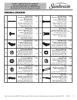 Preview for 7 page of Sunbeam NBC1712G Owner'S Manual