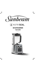 Preview for 1 page of Sunbeam NutriSeal PBT7200SS User Manual