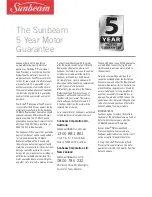 Preview for 34 page of Sunbeam Oskar LC7600C Instruction Booklet