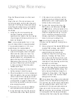 Предварительный просмотр 20 страницы Sunbeam PE6100 Instruction Manual