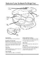 Предварительный просмотр 4 страницы Sunbeam Pie Magic PM040 Instruction/Recipe Booklet