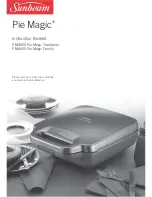 Preview for 1 page of Sunbeam PM4600 Pie Magic Family Instruction Booklet