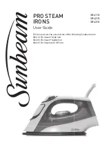 Предварительный просмотр 1 страницы Sunbeam Pro Steam SR4110 User Manual