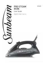 Предварительный просмотр 1 страницы Sunbeam Pro Steam SR4260 User Manual