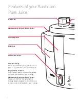 Preview for 4 page of Sunbeam Pure Juice JE4700 Instruction Booklet