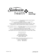 Preview for 6 page of Sunbeam REBOUND 970-801-CN Important Notes