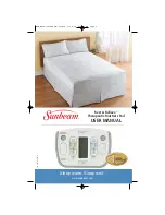 Preview for 1 page of Sunbeam Rest & Relieve Therapeutic Mattress Pad User Manual