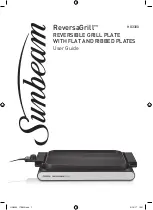 Sunbeam ReversaGrill User Manual предпросмотр