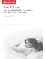 Sunbeam Safe & Sound Instruction Booklet preview