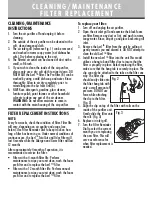 Preview for 5 page of Sunbeam SAP2400W-CN Instruction Leaflet