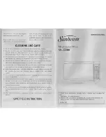 Предварительный просмотр 1 страницы Sunbeam SB-22200 Owner'S Manual