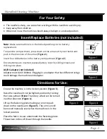 Preview for 3 page of Sunbeam SB011 Instruction Manual