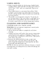 Preview for 6 page of Sunbeam SB11P-033 User Manual