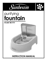 Sunbeam SBCF01 Instruction Manual preview