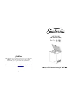 Предварительный просмотр 1 страницы Sunbeam SBCF5WBX Instruction Manual