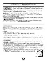 Preview for 2 page of Sunbeam SBCR039W Owner'S Use And Care Manual