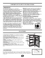 Предварительный просмотр 3 страницы Sunbeam SBCR039W Owner'S Use And Care Manual