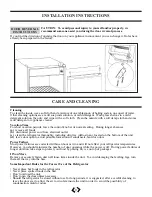 Preview for 4 page of Sunbeam SBCR139WE Owner'S Use And Care Manual