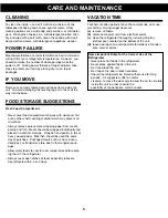 Preview for 6 page of Sunbeam SBCR91BSL Owner'S Use And Care Manual