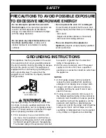 Preview for 3 page of Sunbeam SBM1000W Owner'S Manual & Cooking Manual