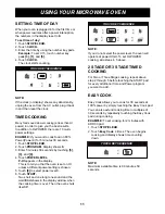 Предварительный просмотр 11 страницы Sunbeam SBM1000W Owner'S Manual & Cooking Manual