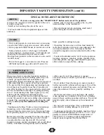 Preview for 4 page of Sunbeam SBMW1109BL Owner'S Use And Care Manual