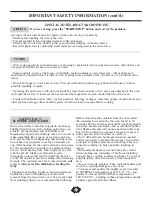 Preview for 4 page of Sunbeam SBMW759BL Owner'S Use And Care Manual