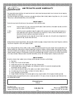 Предварительный просмотр 6 страницы Sunbeam SBWC007A1B Owner'S Use And Care Manual
