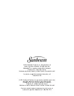 Предварительный просмотр 15 страницы Sunbeam SBWC011A1B Owner'S Use And Care Manual
