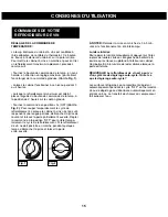 Preview for 16 page of Sunbeam SBWC033A1S Owner'S Use And Care Manual