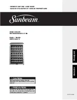 Sunbeam SBWC040A1S Owner'S Use And Care Manual preview