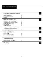 Preview for 2 page of Sunbeam SBWC040A1S Owner'S Use And Care Manual