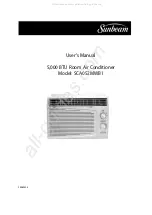 Предварительный просмотр 1 страницы Sunbeam SCA052MWB1 User Manual