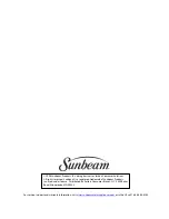 Preview for 16 page of Sunbeam SCA062RWB1 User Manual