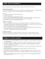 Preview for 8 page of Sunbeam SCA063MWC1 User Manual