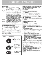 Предварительный просмотр 4 страницы Sunbeam SCH722-CN Instruction Leaflet