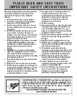 Предварительный просмотр 2 страницы Sunbeam SCM1747-CN Instruction Leaflet