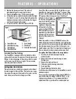 Предварительный просмотр 4 страницы Sunbeam SCM1747-CN Instruction Leaflet