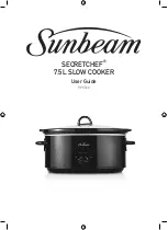 Sunbeam SECRETCHEF HP5530 User Manual preview