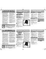 Предварительный просмотр 2 страницы Sunbeam SFH107 Instruction Leaflet