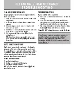 Предварительный просмотр 4 страницы Sunbeam SFH136-CN Instruction Leaflet