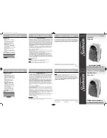 Sunbeam SFH436-UM Instruction Leaflet preview