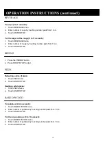 Preview for 11 page of Sunbeam SGA9901 User Manual