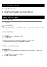 Preview for 7 page of Sunbeam SGS90701W User Manual