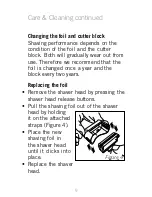 Предварительный просмотр 11 страницы Sunbeam SH3200 Instruction Booklet