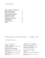 Предварительный просмотр 2 страницы Sunbeam Slow Juicer JE9000 Instruction Booklet