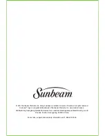 Предварительный просмотр 19 страницы Sunbeam SM0701A7E User Manual