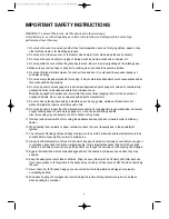 Preview for 7 page of Sunbeam SMW-4990 Operating Instructions Manual